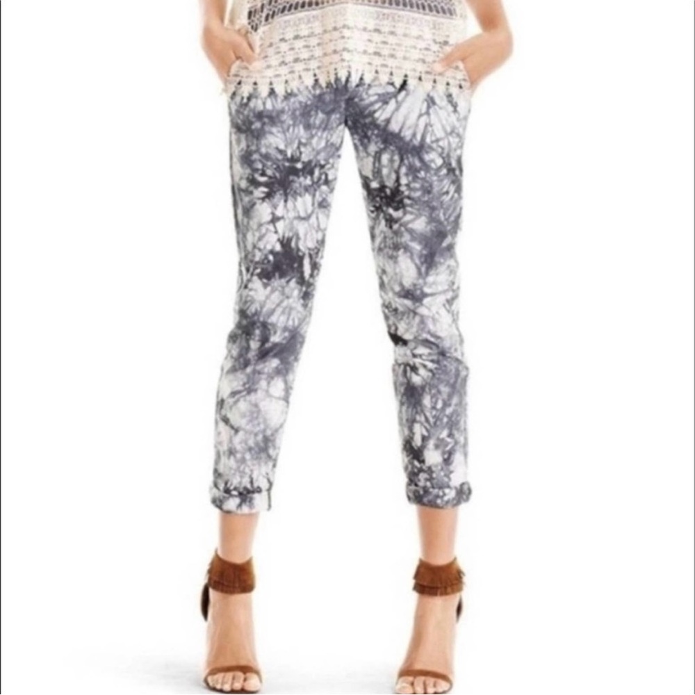 Cabi Gray Tie-Dye Jogger Pants